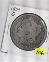 1900-O   Morgan Dollar