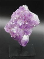 AMETHYST DISPLAY ROCK STONE LAPIDARY SPECIMEN VINT