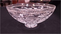 Waterford Ring of Kerry crystal footed 11" bowl