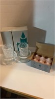 New Partylite Crystal Votive Holders and Votives