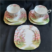 Royal Albert Tea Sets with Plates