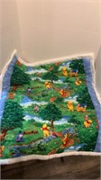 Winnie The Pooh Quilted Baby Blanket