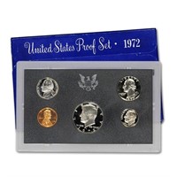 1972 United States Proof Set, 5 Coins Inside! No O