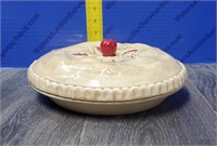 Ceramic Covered Pie Dish
