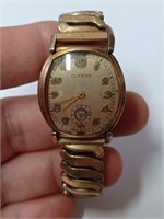Vtg. Clifford 10K R.G Bezel Watch