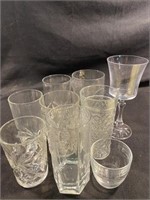 Misc. (9) Vintage Glassware