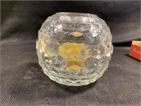 Vintage HOMCO 2 Piece Hurricane Candle Holder