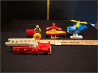 Fisher Price Little People Tractor Helicopters