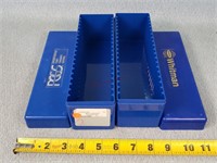 2- Graded Coin Storage Boxes (20 Slots ea.)