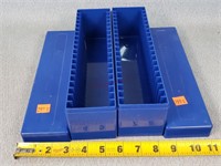 2- Graded Coin Storage Boxes (20 Slots ea.)