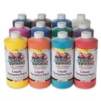 S&S Worldwide Color Splash! Liquid Tempera Paint