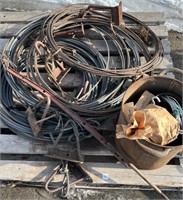 Pallet with Cable and Other Misc. Items. #C