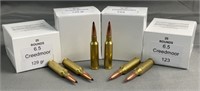 80 Rnds Assorted Reloaded 6.5 Creedmoor