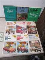 Lot of Vintage Automotive Manuals - Austin Healy,
