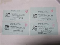 4 Runaway Bride 1999 Premier Luau Tickets