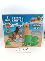 Create a Castle Sand Toy Set  NIB