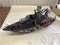 Toy marine ship with functions