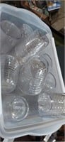 Box of tervis clear tumblers
