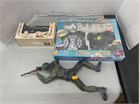 Vintage regenoy army , battery operated puzzle