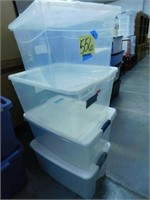 4 Storage Totes