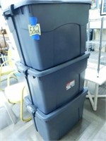 3 Storage Totes