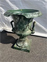 Metal Urn-Form Plant Stand