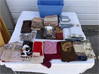 Assorted Table Cloths/Runners/Towels D
