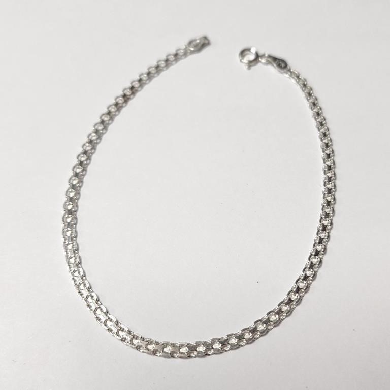 $60 Silver 9" Anklet