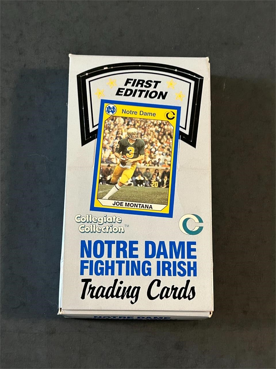 1990 Collegiate Collection Notre Dame Wax Box