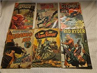 Lot of 6 Comic Books Lone Ranger Durango Kid