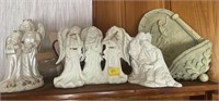 LARGE ASSORTMENT OF ANGEL FIGURES AND PLAQUES