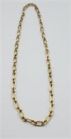 22.7g Sterling Gold Clad 20in Necklace