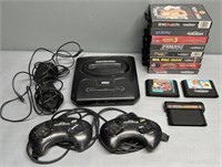 Sega Genesis Gaming System & Video Game Lot