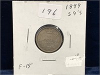 1899 Can Silver Ten Cent Piece  F15