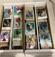 Sports cards - two box lot of MLB trading cards