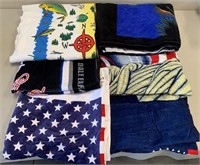 W - MIXED LOT OF BEACH TOWELS (Q262)