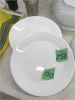 10 corelle plates