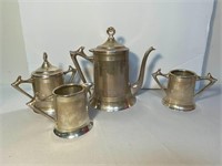 Sheffield Silver Plate Tea Set