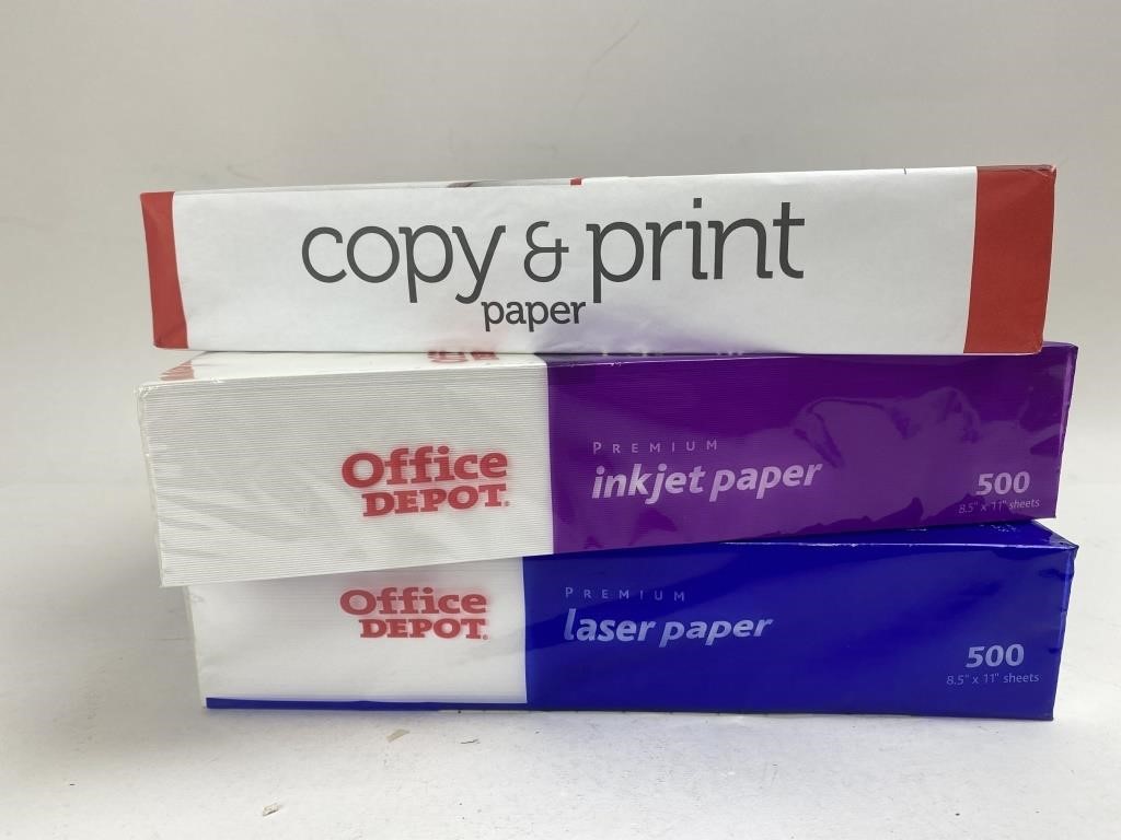 Office Depot Copy/Print White Paper (New) | Neil's Online Auctions