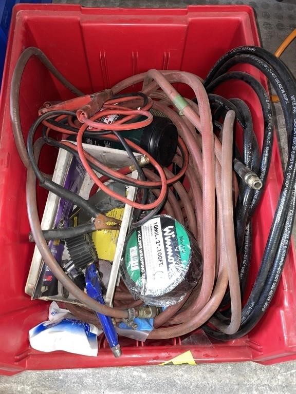 Jumper Cables, PVC Pipe Tape