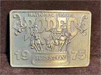 1975 Hesston Rodeo Belt Buckle National Finals (F1