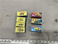 7 Matchbox vehicles in original packaging
