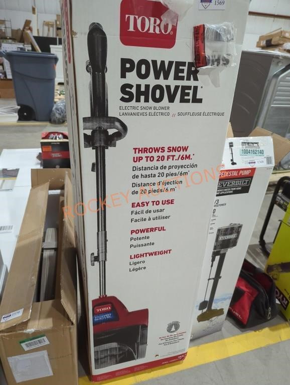 Toro power shovel electric snow blower