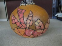 Vintage Signed Original Gourd Art -Doolittle