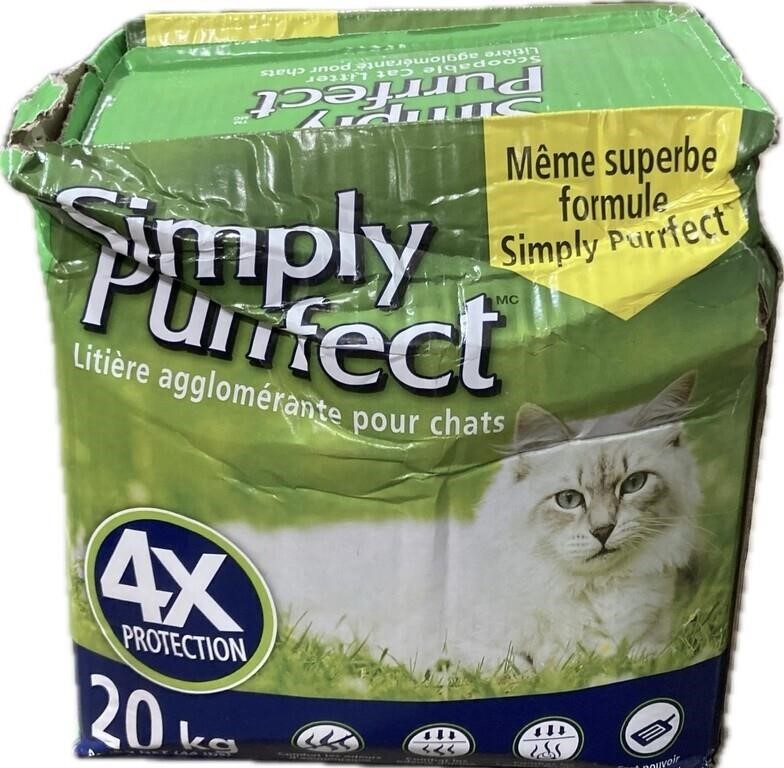 Simply Purrfect Scoopable Cat Litter, 20 Kg ^