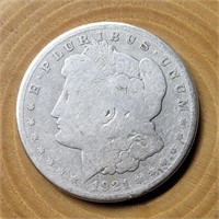 1921 S MORGAN SILVER DOLLAR