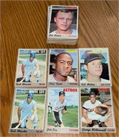 1970 Topps MLB 50 Card lot G-UG