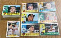 1960 Topps MLB 50 card lot-Ungraded