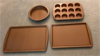 Crux Copper Toned Baking Set W/ Original Box