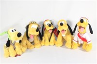 Lot of 5 Disney Pluto Plushies - Pirates, DCL etc